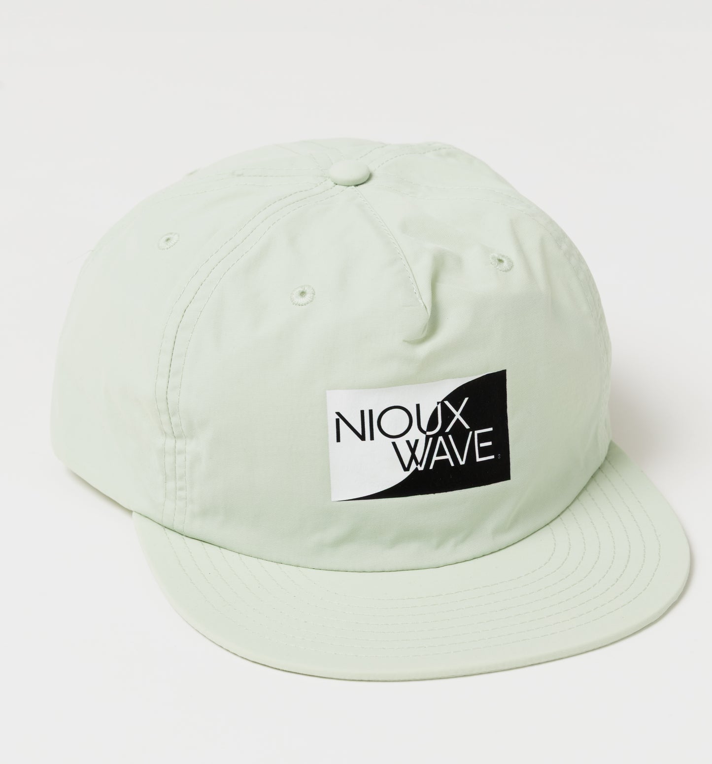 NIOUX WAVE Ying Yang Logo Surf Hat - Pistachio/Black/White
