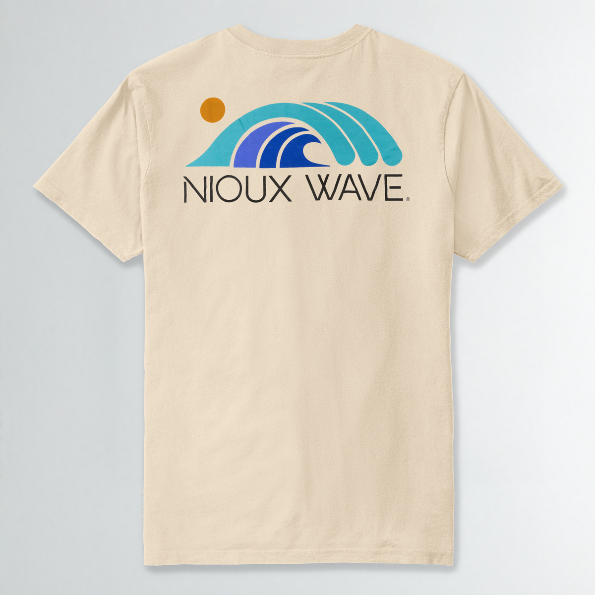 Short Sleeve NIOUX WAVE LOGO t-shirt (Natural)