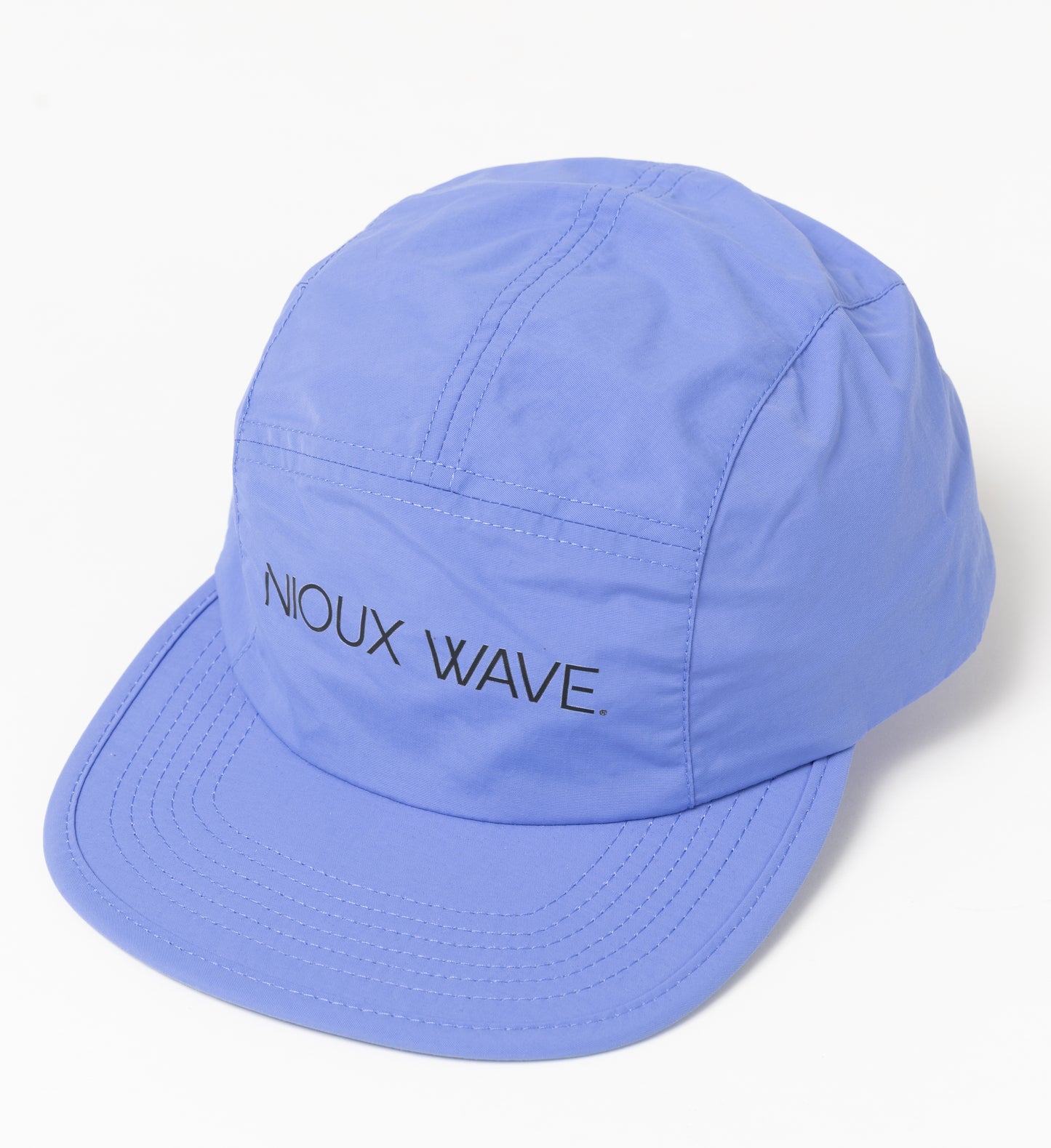 NIOUX WAVE Spell Out & Wave Logo 5 Panel Hat - (Violet)