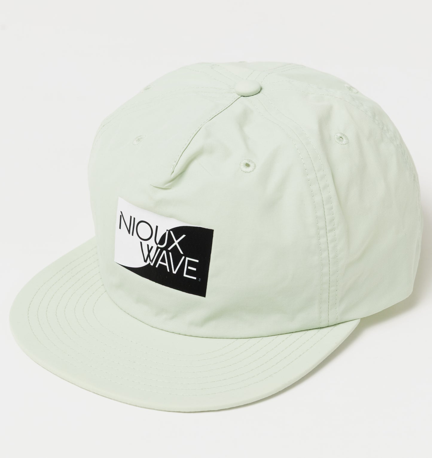 NIOUX WAVE Ying Yang Logo Surf Hat - Pistachio/Black/White