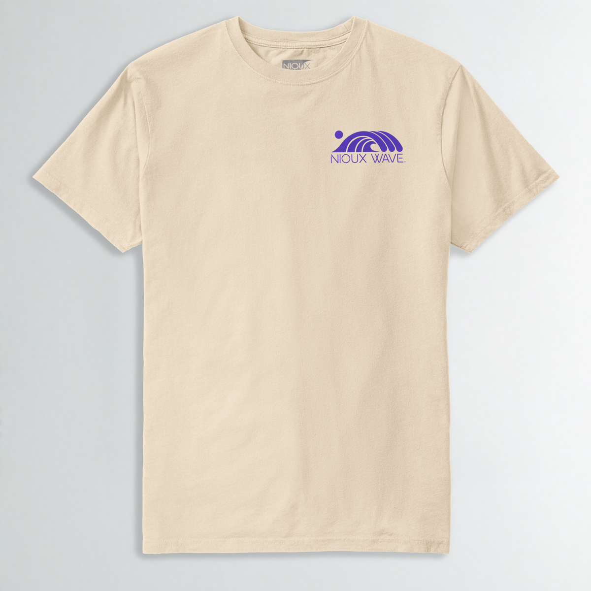 Short Sleeve NIOUX WAVE LOGO t-shirt (Natural)