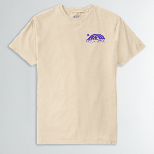 Short Sleeve NIOUX WAVE LOGO t-shirt (Natural)