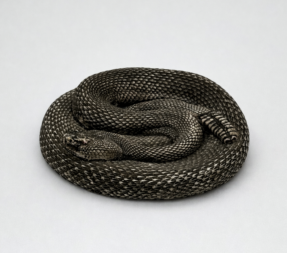 Novelty Chalkware Rattlesnake