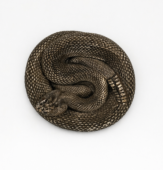 Novelty Chalkware Rattlesnake