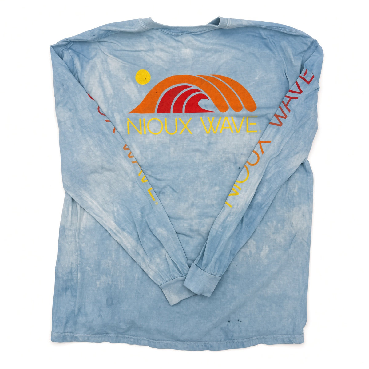 NIOUX WAVE X SUNKUN - Longsleeve : Indigo/Ocean Wash Size 2XLarge