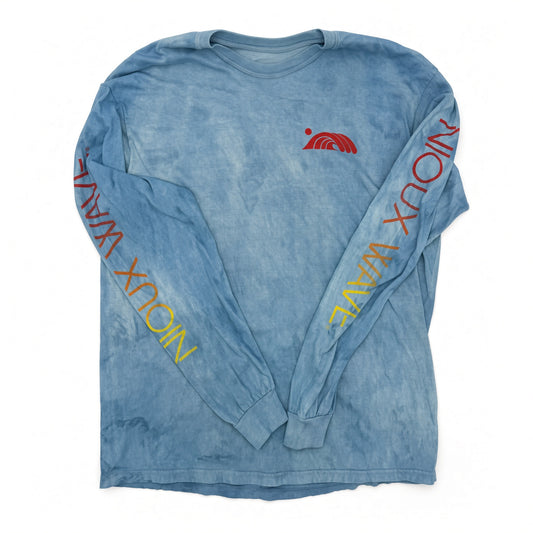 NIOUX WAVE X SUNKUN - Longsleeve : Indigo/Ocean Wash Size XLarge