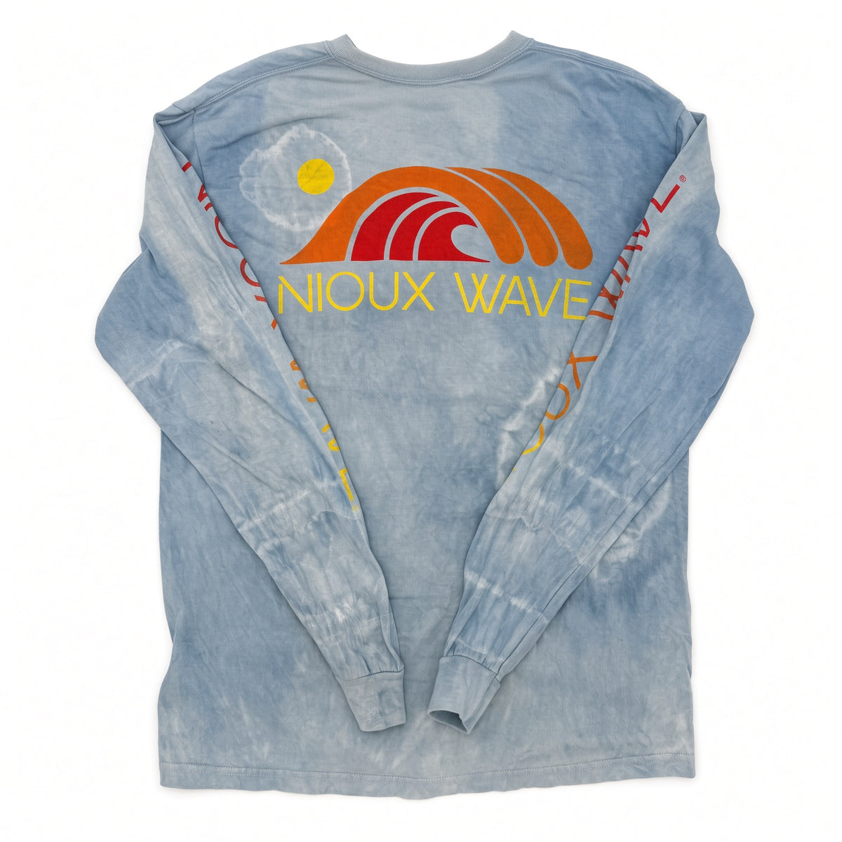 NIOUX WAVE X SUNKUN - Longsleeve : Indigo/Ocean Wash Size Medium