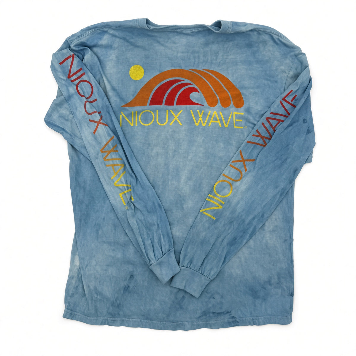 NIOUX WAVE X SUNKUN - Longsleeve : Indigo/Ocean Wash Size XLarge