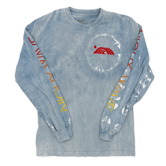 NIOUX WAVE X SUNKUN - Longsleeve : Indigo/Ocean Wash Size Large